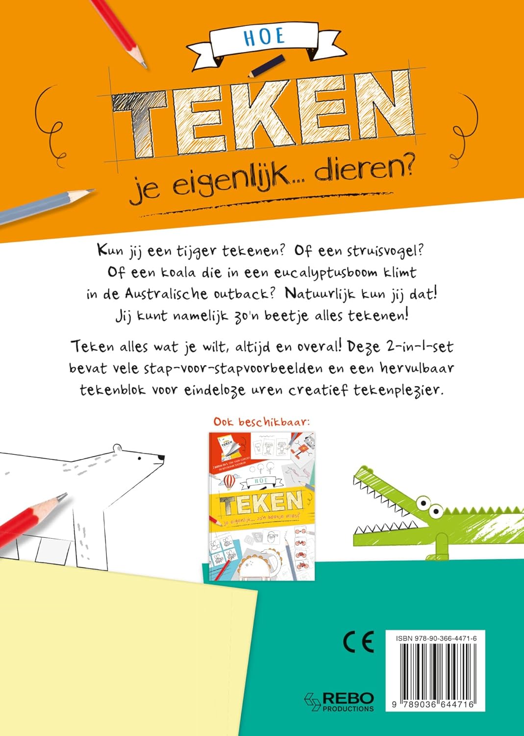 Rebo Publishers - Hoe Teken Je Eigenlijk... Dieren?