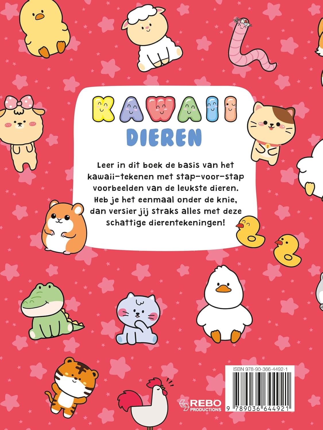 Rebo Publishers - Kawaii Dieren Leer Stap voor Stap Tekenen