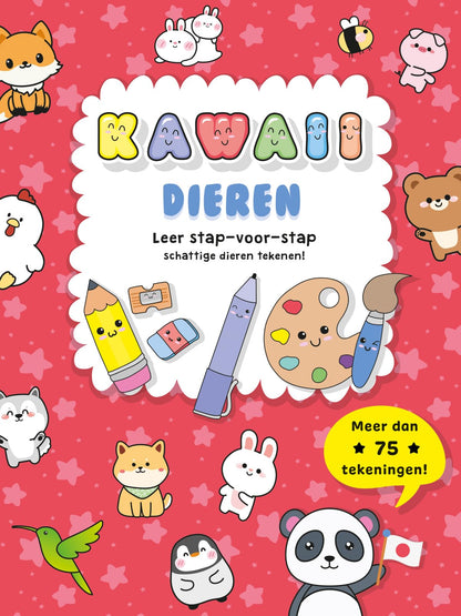 Rebo Publishers - Kawaii Dieren Leer Stap voor Stap Tekenen