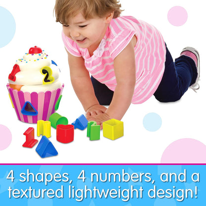 The Learning Journey U481080 Cupcake Shape Sorter, Multo, One Size