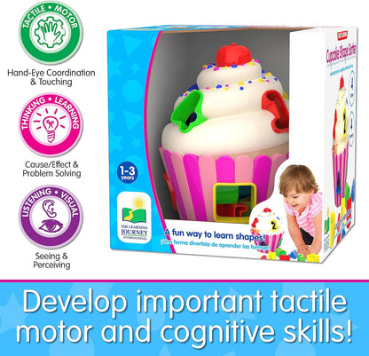 The Learning Journey U481080 Cupcake Shape Sorter, Multo, One Size