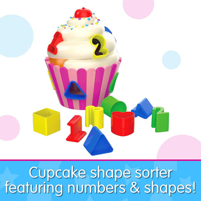 The Learning Journey U481080 Cupcake Shape Sorter, Multo, One Size