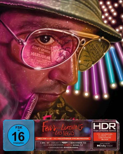 Fear and Loathing in Las Vegas - 3-Disc Special Edition mit Full Slip (4K Ultra HD) (+ Blu-ray) (+ Bonus-Blu-ray