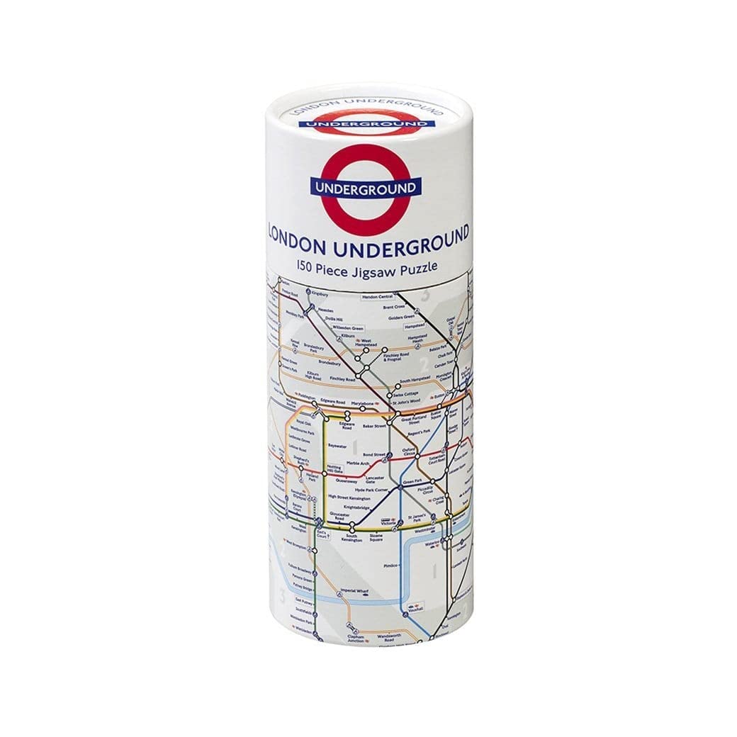 TfL London Underground Map | 150 Piece Jigsaw Puzzle | London Tube Puzzle | Sustainable Gift Puzzle | Premium 100% Recycled Board | Great Gift | Gibsons Games