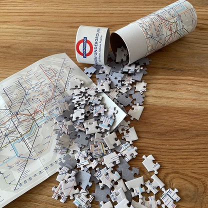TfL London Underground Map | 150 Piece Jigsaw Puzzle | London Tube Puzzle | Sustainable Gift Puzzle | Premium 100% Recycled Board | Great Gift | Gibsons Games