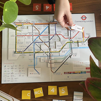 Gibsons Connecting London Game | TFL | Connect the London Underground to beat your Family & Friends | Ages 8+, 2-6 Players