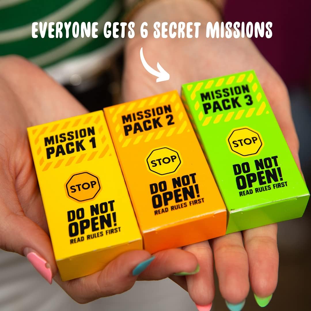 Big Potato Don't Get Got: Award-Winning Secret Missions Party Game for Adults and Family – Fun, Interactive Game Night Experience
