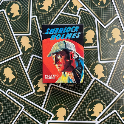 Sherlock Holmes Playing Cards | Celebrating Arthur Conan Doyle | Premium Design, Luxury Deck of Cards | Durable & Flexible | Great Gift for Card Games & Sherlock Fans | 52 cards