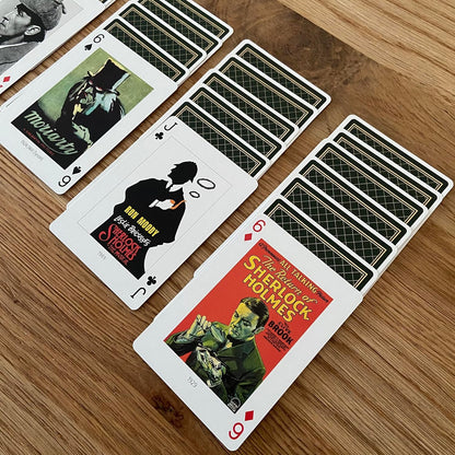 Sherlock Holmes Playing Cards | Celebrating Arthur Conan Doyle | Premium Design, Luxury Deck of Cards | Durable & Flexible | Great Gift for Card Games & Sherlock Fans | 52 cards