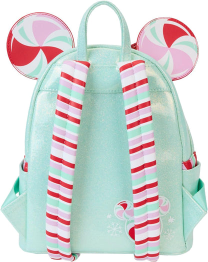 Loungefly Disney Minnie Mouse Peppermint Ornaments Mini Backpack, Multi, Mini