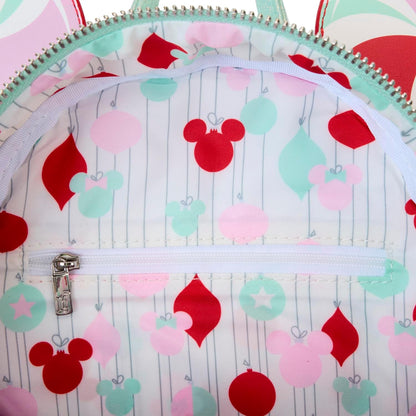 Loungefly Disney Minnie Mouse Peppermint Ornaments Mini Backpack, Multi, Mini