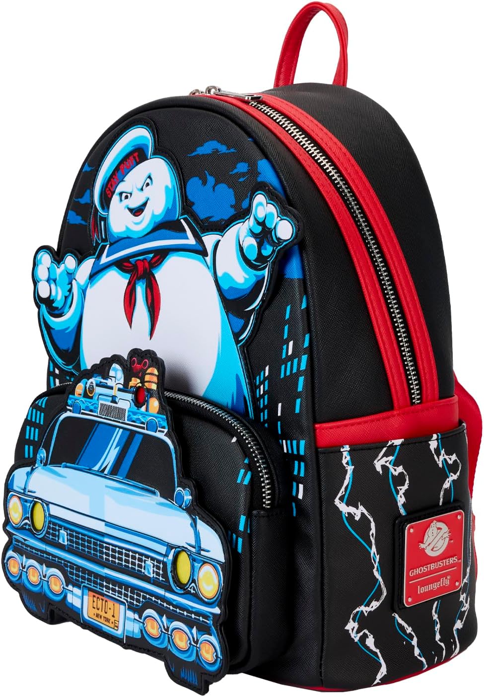 Loungefly Ghostbusters Stay Puft Ecto 1 Mini Backpack, Multi, Mini