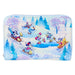 Loungefly Disney Mickey and Friends Winter Wonderland Scene Zip Around Wallet, Multicolor, Zip Around Wallet