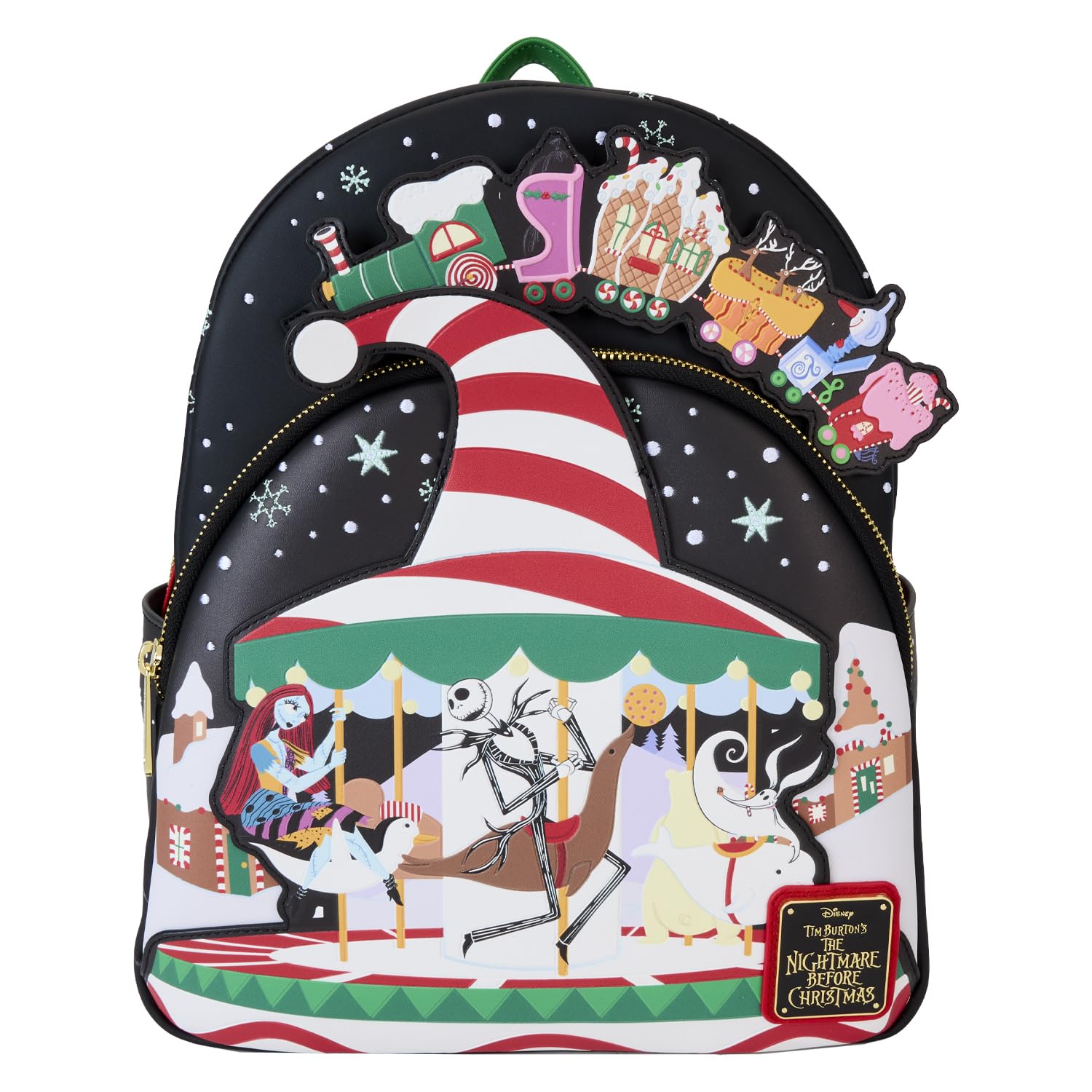Loungefly Disney NBC Journey To Christmas Town Mini Backpack