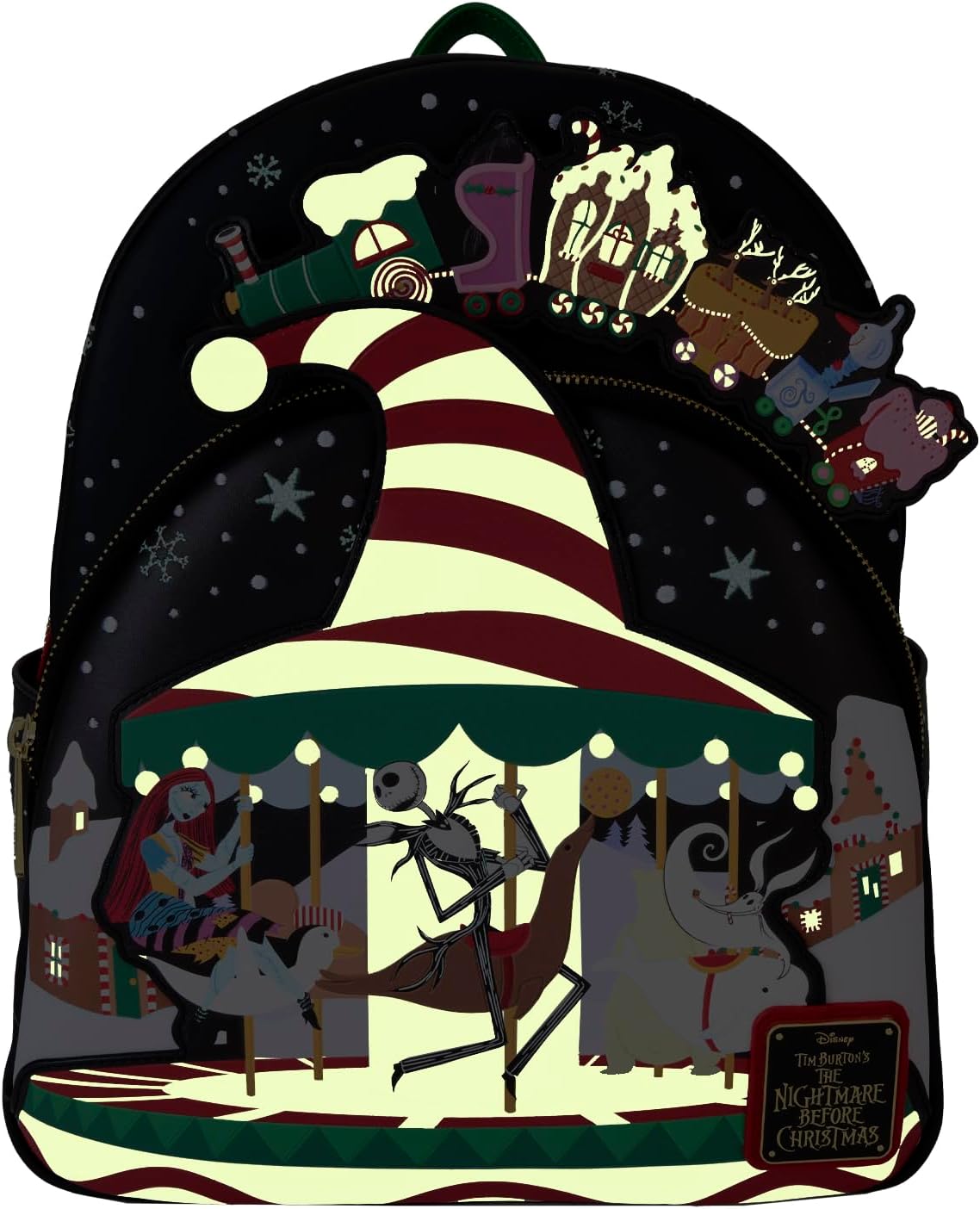 Loungefly Disney NBC Journey To Christmas Town Mini Backpack