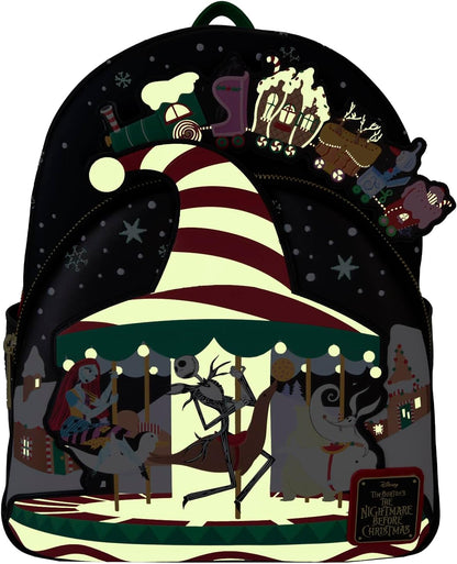 Loungefly Disney NBC Journey To Christmas Town Mini Backpack
