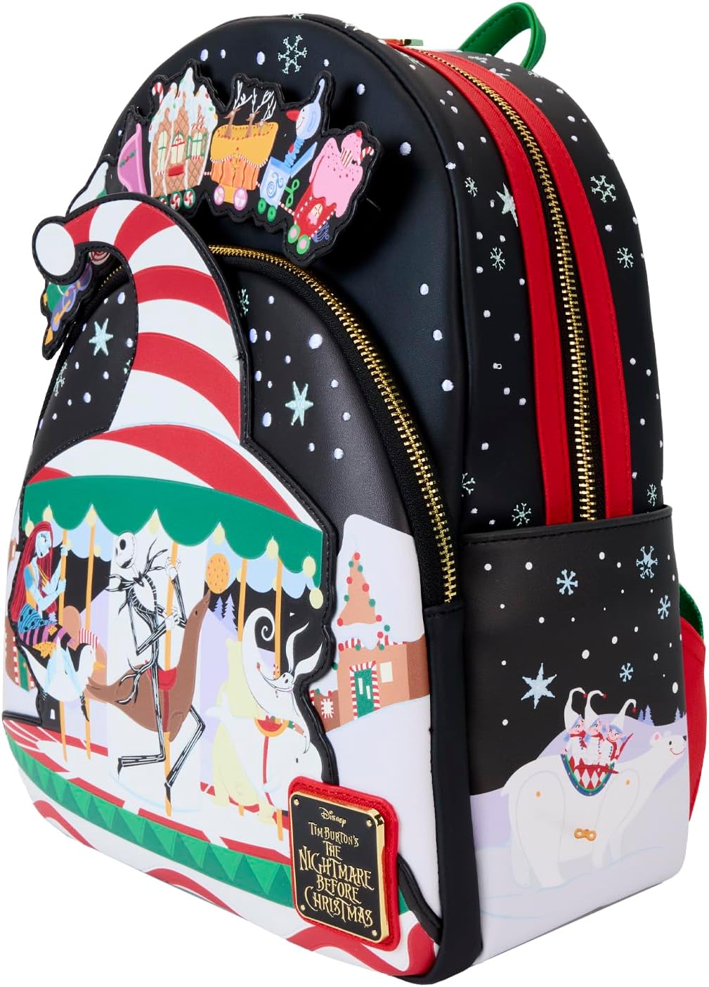 Loungefly Disney NBC Journey To Christmas Town Mini Backpack