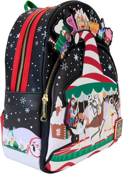 Loungefly Disney NBC Journey To Christmas Town Mini Backpack