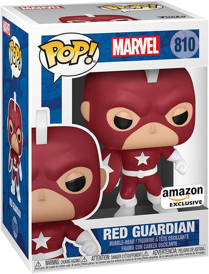 Funko POP! Marvel: Year Of The Shield - Red Guardian - Marvel Comics - Fumetti Marvel - Esclusiva Amazon - Figura in Vinile da Collezione - Idea Regalo - Merchandising Ufficiale - Comic Books Fans
