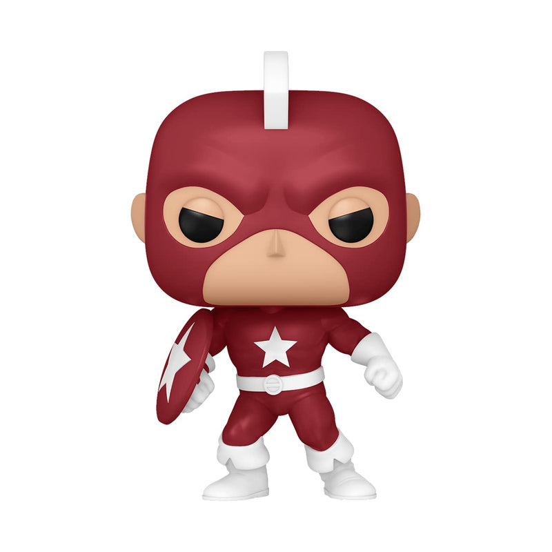 Funko POP! Marvel: Year Of The Shield - Red Guardian - Marvel Comics - Fumetti Marvel - Esclusiva Amazon - Figura in Vinile da Collezione - Idea Regalo - Merchandising Ufficiale - Comic Books Fans