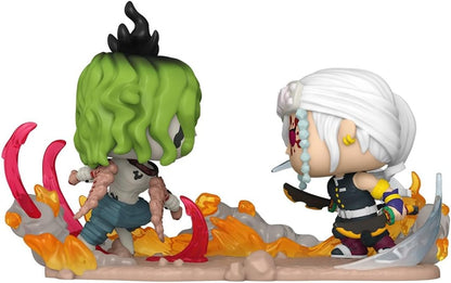Funko Pop! Moments: DS - Tengen Uzui Vs Gyutaro - Demon Slayer - Collectable Vinyl Figure - Gift Idea - Official Merchandise - Toys for Kids & Adults - Anime Fans - Model Figure for Collectors