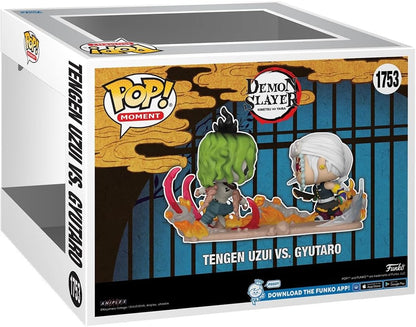 Funko Pop! Moments: DS - Tengen Uzui Vs Gyutaro - Demon Slayer - Collectable Vinyl Figure - Gift Idea - Official Merchandise - Toys for Kids & Adults - Anime Fans - Model Figure for Collectors