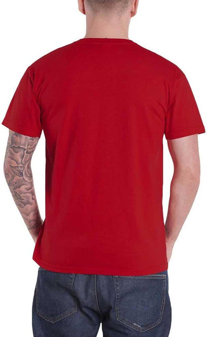Nine Inch Nails T Shirt Classic Band Logo Official Unisex Red M Red