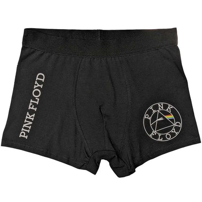 Rock Off officially licensed products Pink Floyd 'Circle Logo' (Black) Unisex Boxer Shorts XL Black