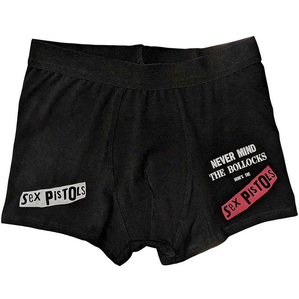 Rock Off officially licensed products Sex Pistols 'Never Mind the Bollocks Original Album' (Black) Unisex Boxer Shorts