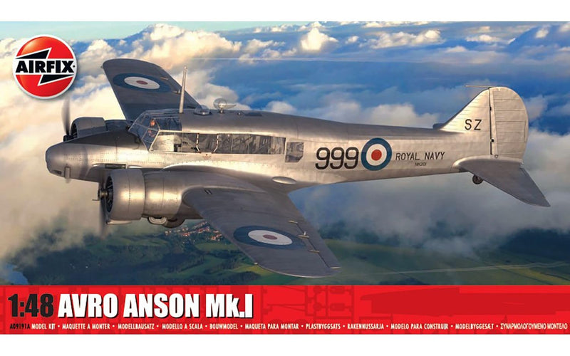 AIRFIX - Modellbau Flugzeug Avro Anson MK.i |airfix | a09191a | 1:48 Modellbau Panzer Promo