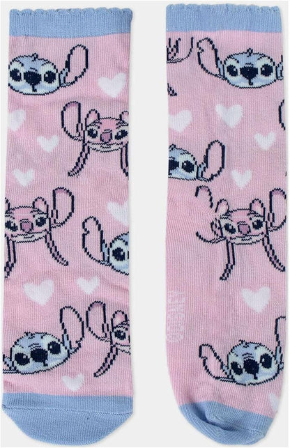 CERDÁ LIFE'S LITTLE MOMENTS Unisex Kinder Pack Calcetines 4 Piezas Stitch Socken, bunt, 35-38