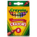 Crayola Juego de lápices de colores clásicos, 8 colores/caja (52-3008