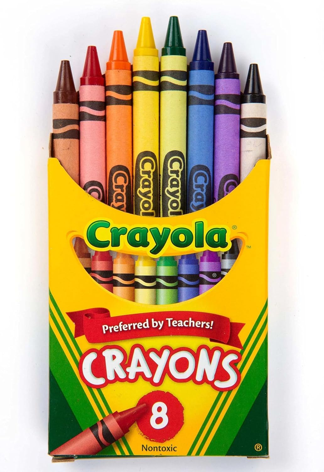 Crayola Juego de lápices de colores clásicos, 8 colores/caja (52-3008
