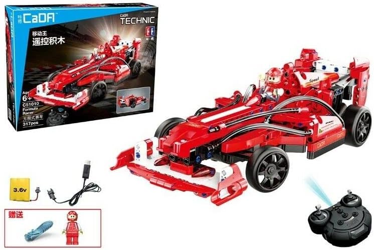 Ingenious Toys® technic R-C sports car Red Storm / construction set #E1009