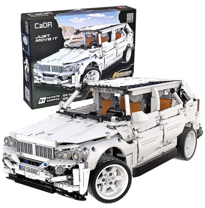 G5 4x4 Off-Roader SUV with Height-Adjustable Chassis, 6-Cylinder, 2208 Pieces, (Compatible with Lego Technic), C61007W
