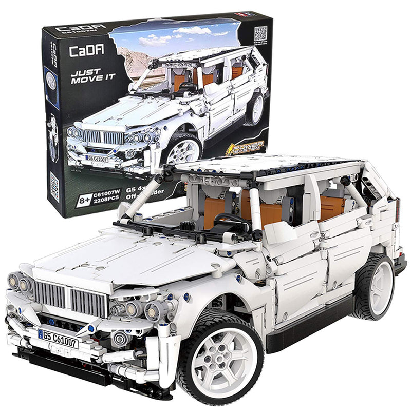 G5 4x4 Off-Roader SUV with Height-Adjustable Chassis, 6-Cylinder, 2208 Pieces, (Compatible with Lego Technic), C61007W