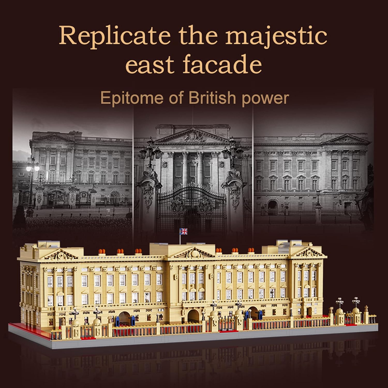 CADA Master C61501w Buckingham Palace Building Blocks Kit, 5604 Pieces MOC House Kit, Designer: Tobias Thieme (with Original Packaging)