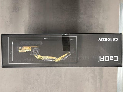 CaDA C61082W Blocks Functional Excavator 1702 EL., Black, Yellow