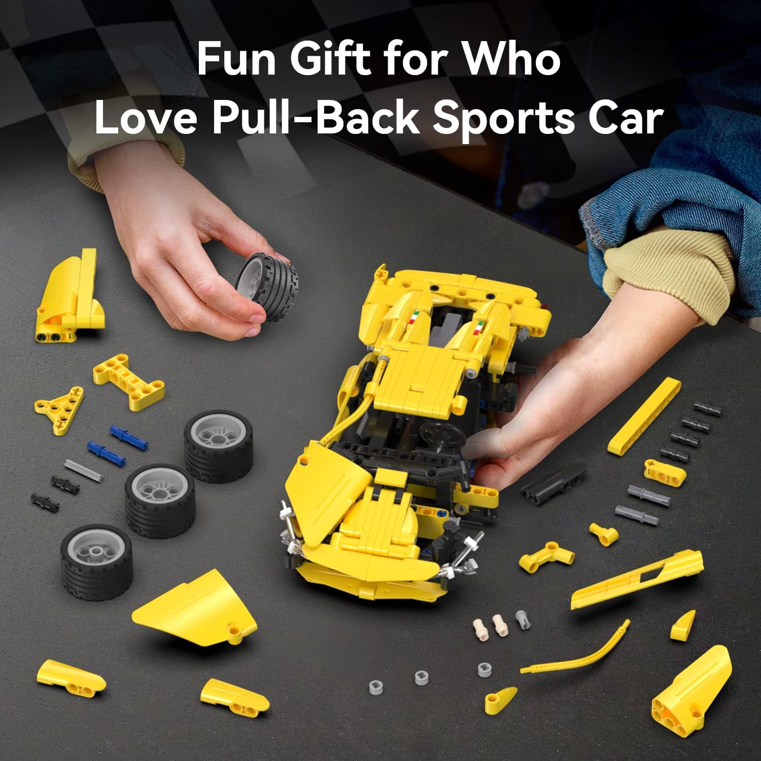 Cada Klocki Pojazd Lightning Pull-Back 357 EL