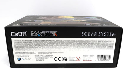 CaDA Master C71004w Technology Earth Moon Sun Building Blocks, 865 Pieces MOC Kit, Designer: JK Brickwords (Comes with Luxury Original Packaging)