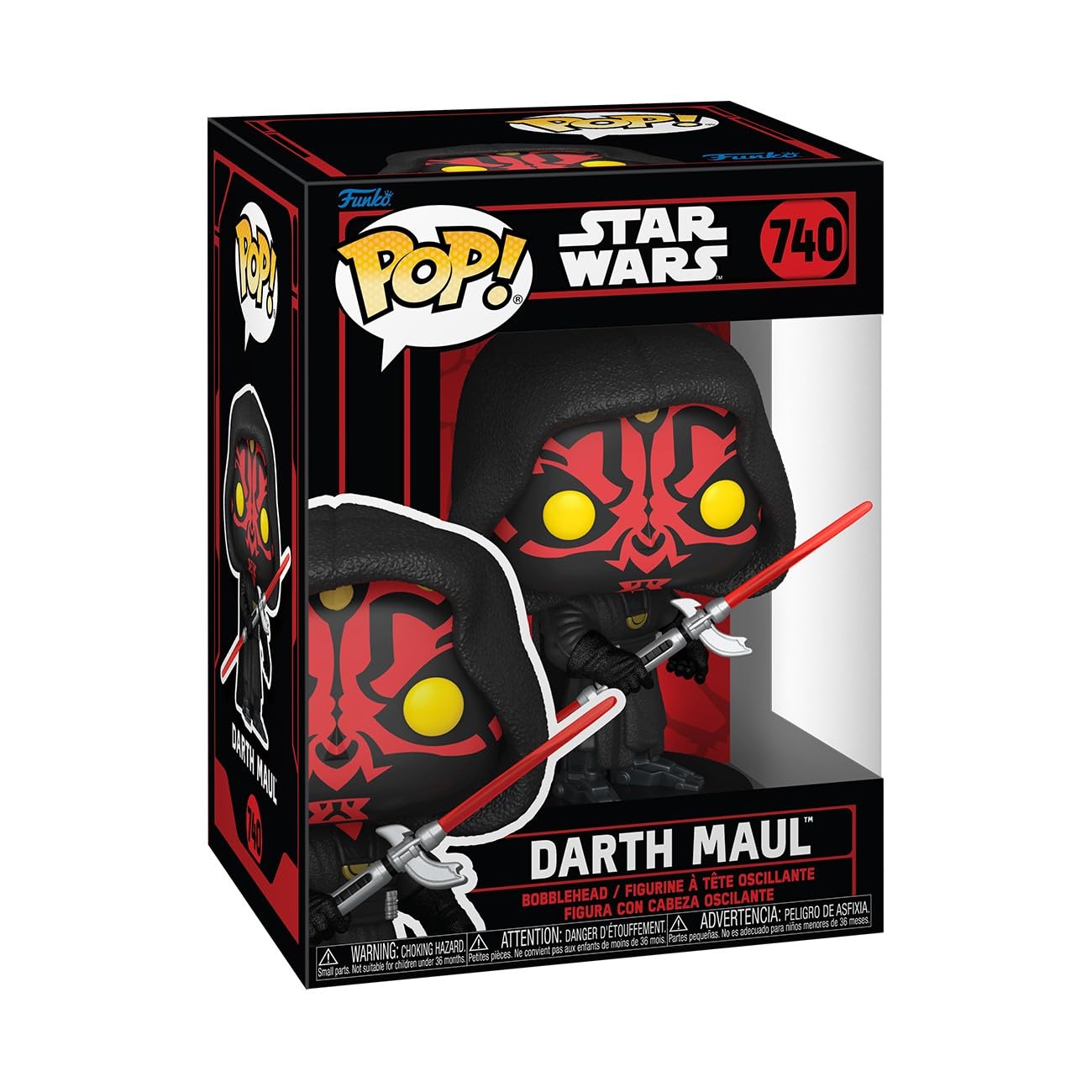 Funko POP! Star Wars: Star Wars Darkside - Darth Maul - Verzamelbaar Vinyl Figuur - Cadeau Idee - Officiële Merchandise -Filmfans - Model Figuur voor Verzamelaars en Display