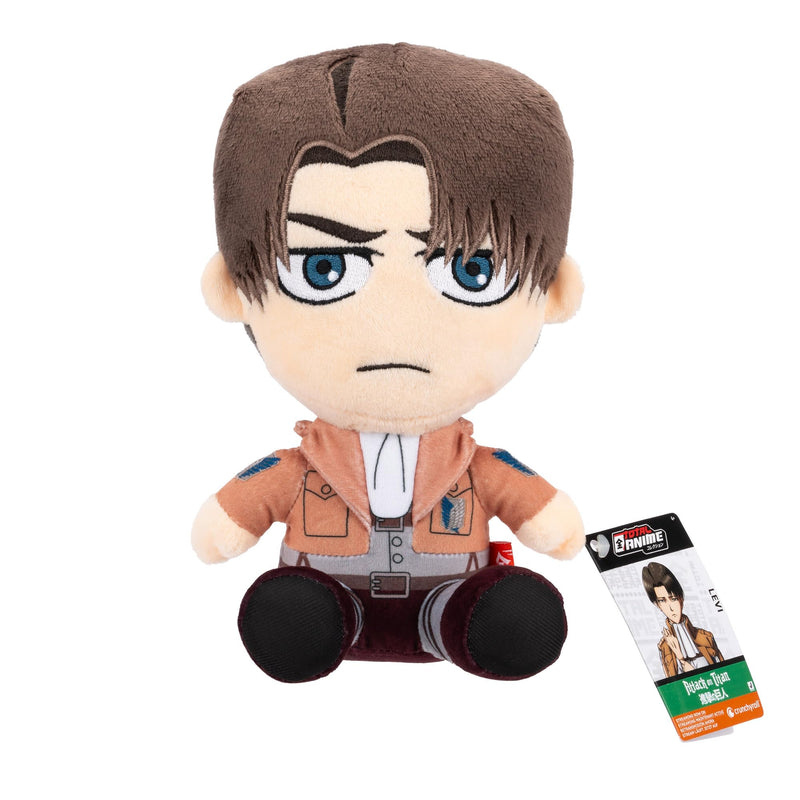 Total Anime Attack on Titan Levi - 8-Inch Super Soft Plush with Authentic Details