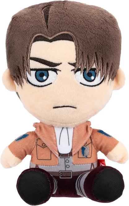 Total Anime Attack on Titan Levi - 8-Inch Super Soft Plush with Authentic Details