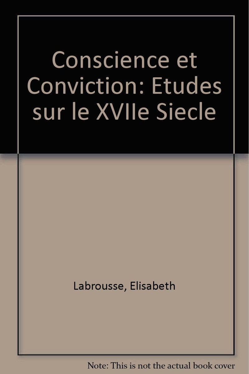 Conscience et Conviction