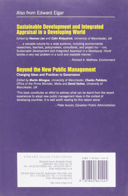 Handbook on Development Policy and Management