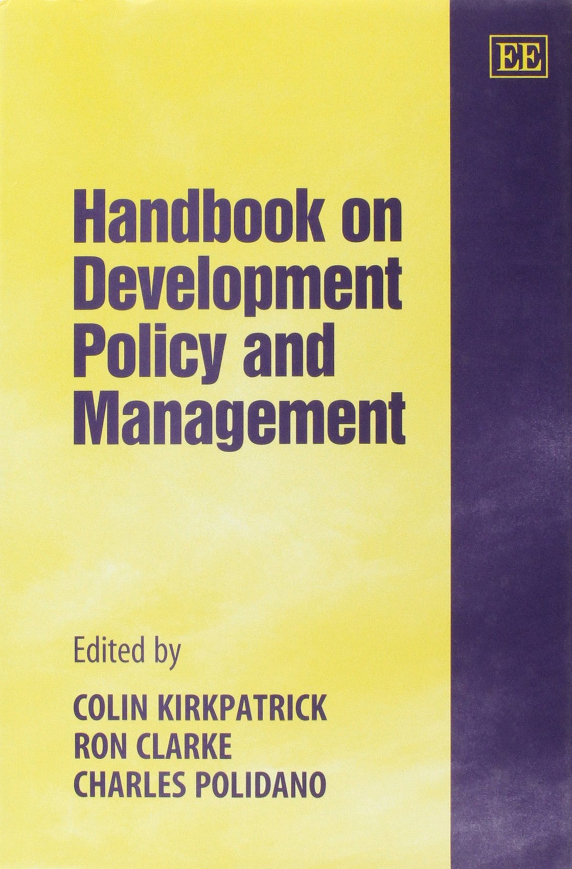 Handbook on Development Policy and Management