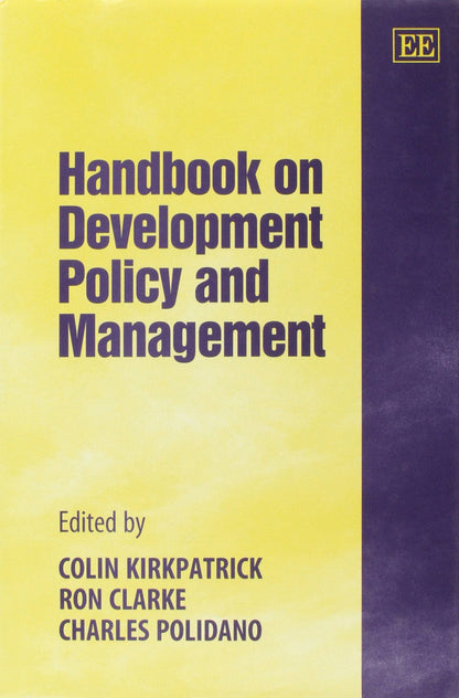 Handbook on Development Policy and Management