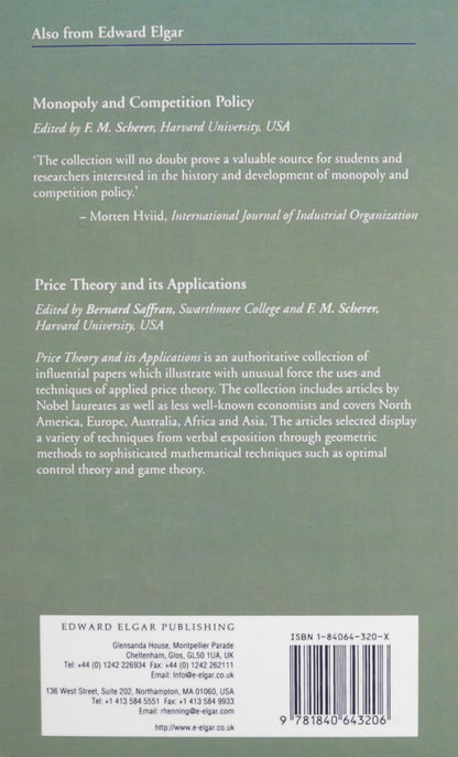 Competition Policy, Domestic and International