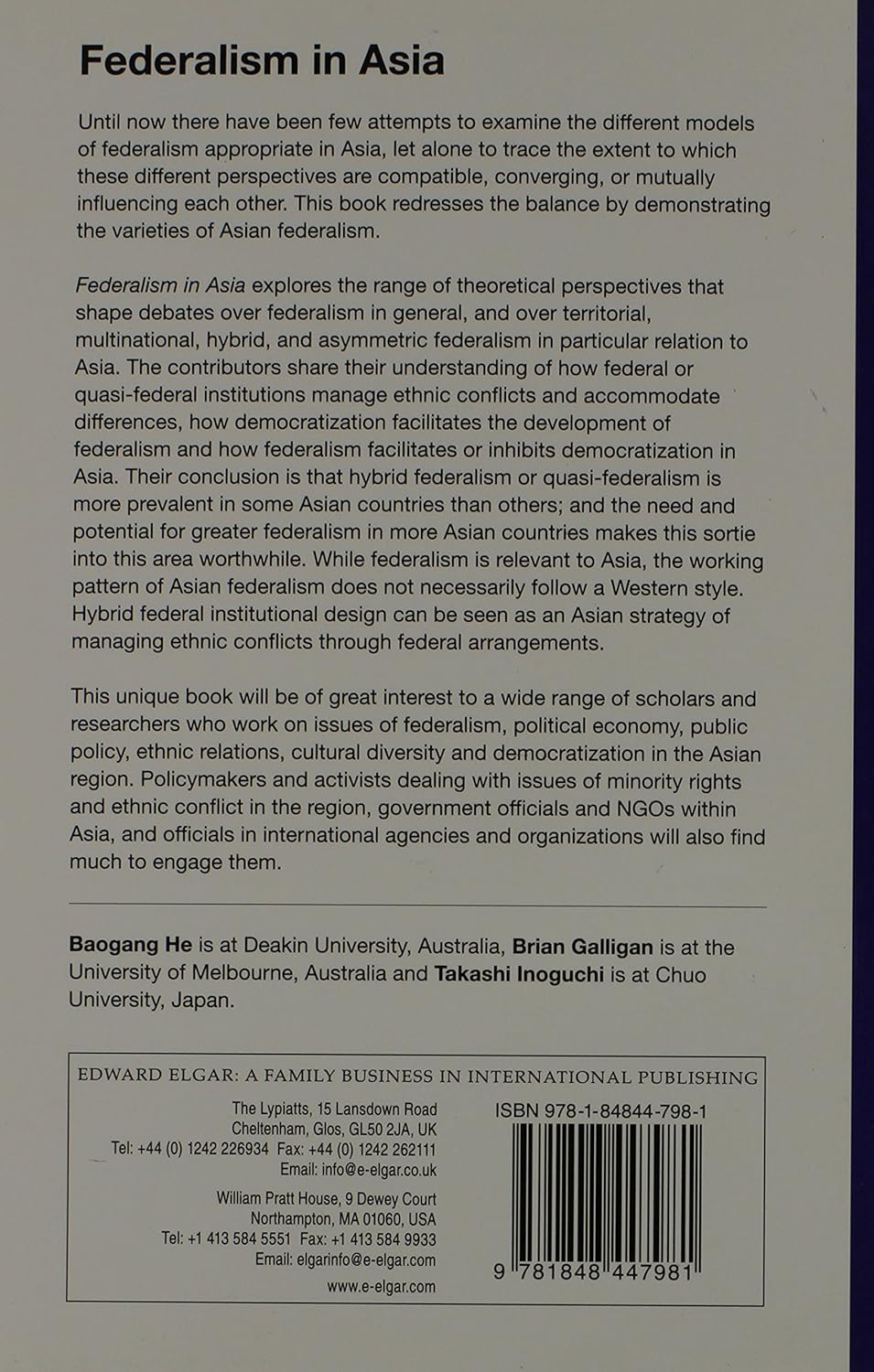 Federalism in Asia