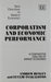 CORPORATISM AND ECONOMIC PERFORMANCE: A Comparative Analysis of Market Economies (New Directions in Modern Economics series
